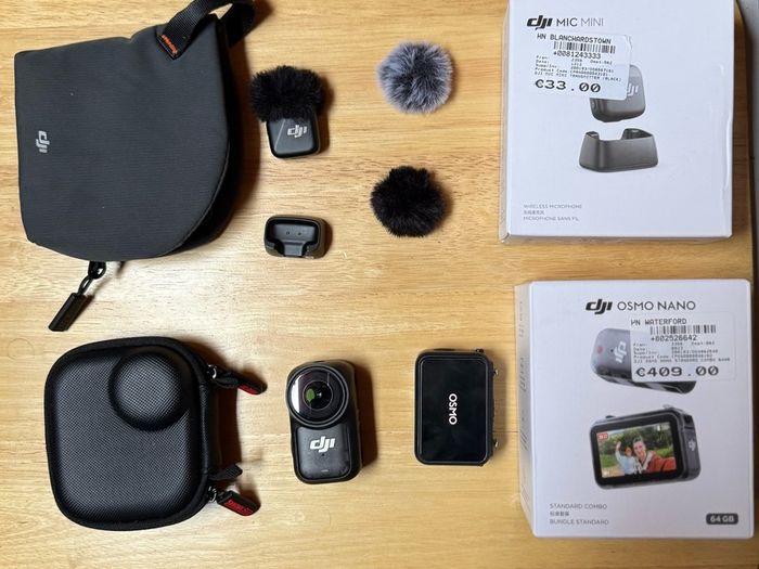 DJI Osmo Nano + DJI Mic Mini. Complete Content Creator Bundle