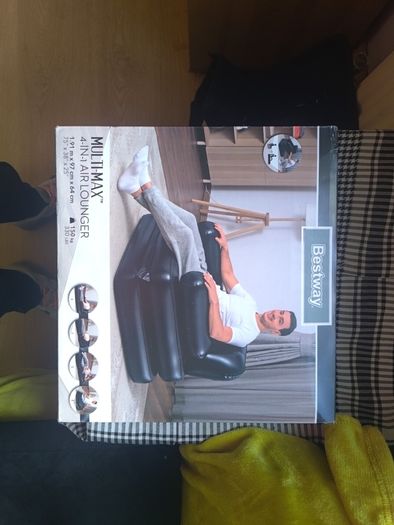 Inflatable armchair