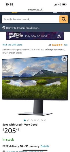 Dell 24 inch monitor