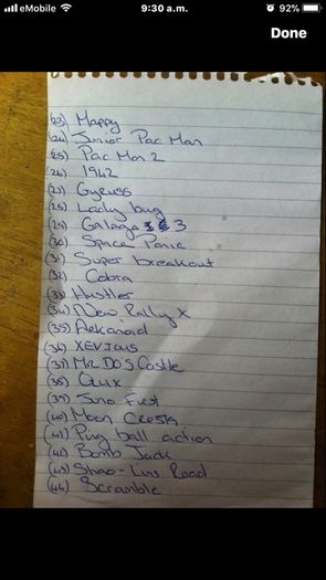 Vintage 1980's Arcade Games