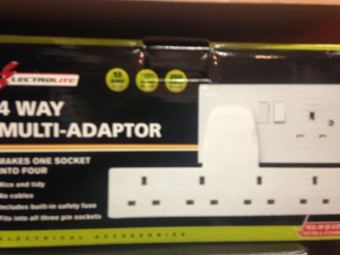 4 Way Multi Adapter