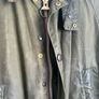 Vintage Barbour A100 Bedale 1990s sage green wax jacket Image 5