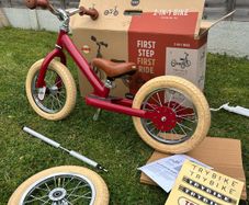Trybike 2-in-1 Vintage red balance bike