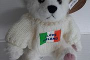 New Teddy with Irish flag tag attached