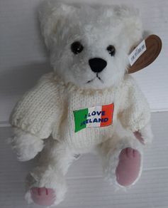 New Teddy with Irish flag tag attached