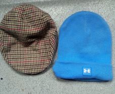 Mans. Peak. Cap. And. Thermal.  Hat.