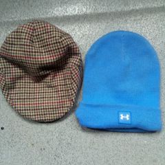 Mans. Peak. Cap. And. Thermal.  Hat.