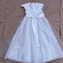 Beautiful tigerlily white Communion Dress Image 4