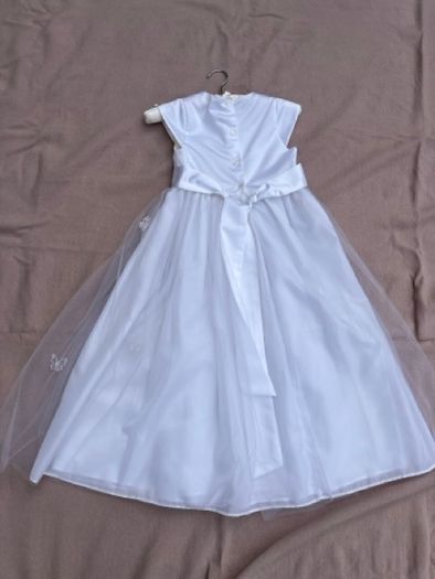 Beautiful tigerlily white Communion Dress