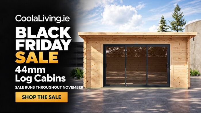 Black Friday timber sheds sale.  Its on!