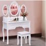 Affordable women Three oval mirror seven drawer princess table Image 8
