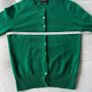 Marks and Spencer emerald green pure cashmere cardigan size 8 Image 6