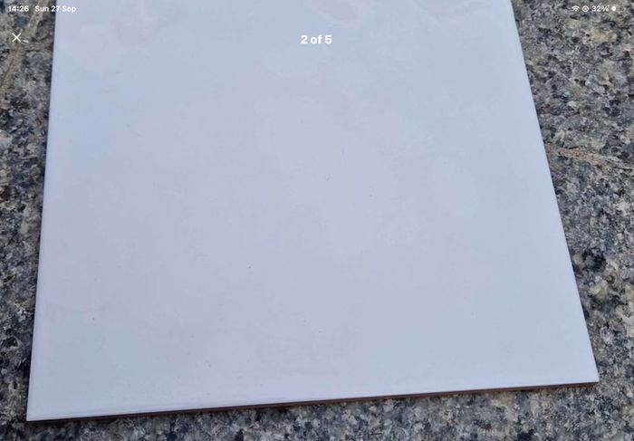 Fabresa Sanit 20x20cm white wall tiles - new