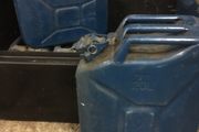 Petrol metal jerry can
