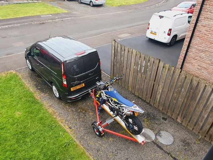 motorbike trailer track day transport