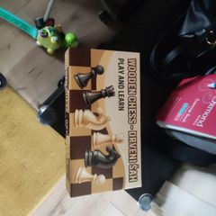 wooden chess set