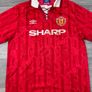 Genuine Vintage 1992 Manchester United Home Jersey Shirt Mens XL Image 2