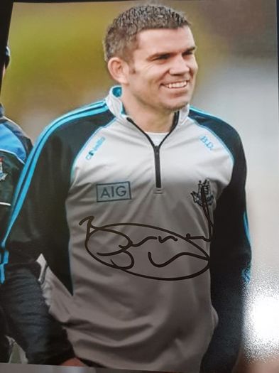 A signed photo of Bernard Dunne
