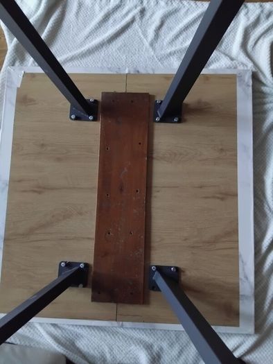Dining table 35 n a half inches square
