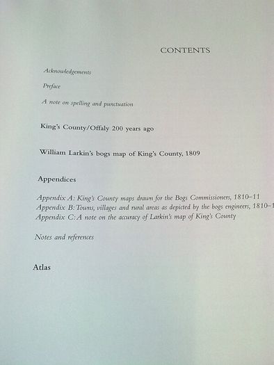 Mapping Offaly in the early 19th century Ireland Irish History