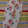 White Floral Cotton Trousers New With Tags Image 6