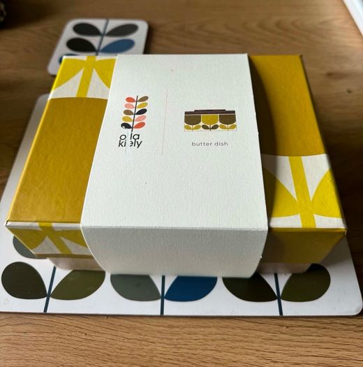 Orla kiely butterdish