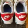 Nike Trainers (White with Logo Size 8 adults. Image 2