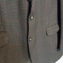 Vintage Magee Tailored Tweed Blazer Mens XL / 44L 46L Brown Houndstooth Jacket Image 3