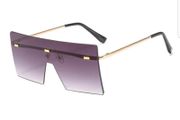 Rimless trendy sunglasses-KCL