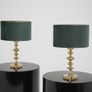 Vintage Pair of Swedish Brass Table Lamps, 1960s. Image 3