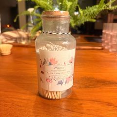Glass Jar with Matches
