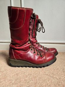 Red Fly London boots