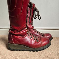 Red Fly London boots
