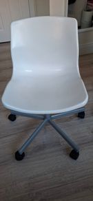 Ikea white plastic office chair