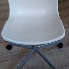 Ikea white plastic office chair
