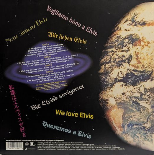 Elvis  Aloha From Hawaii Via Satellite 2 x Vinyl, LP, Album, Reissue, Remastered, Gatefold, 50th Anniversary Edition