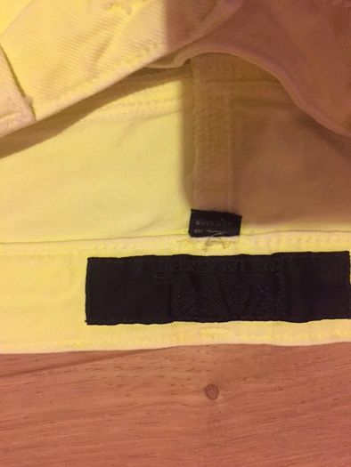 Karl Lagerfeld neon yellow jeans