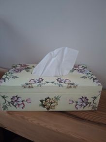 Wooden Tissue Box