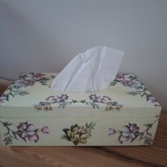 Wooden Tissue Box
