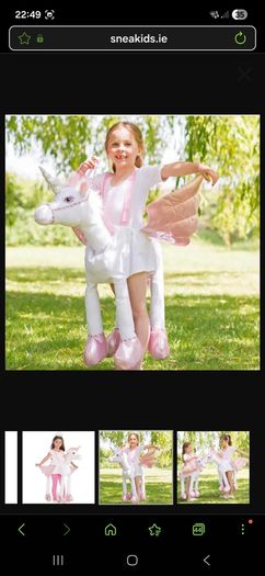 Unicorn ride on costumes x 2