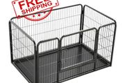 NEW SALE | Doggy Style Heavy Duty Whelping Pen With Abs Tray Puppy Play Pen Puppies Cage Crate
