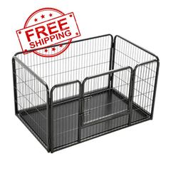 NEW SALE | Doggy Style Heavy Duty Whelping Pen With Abs Tray Puppy Play Pen Puppies Cage Crate
