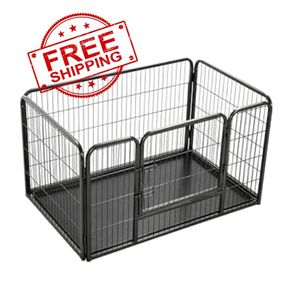 NEW SALE | Doggy Style Heavy Duty Whelping Pen With Abs Tray Puppy Play Pen Puppies Cage Crate
