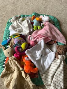 Baby teddy's and mat