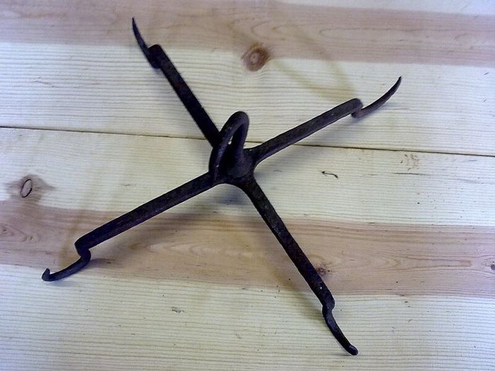 Old Irish blacksmith made game hook. Hunting bygone