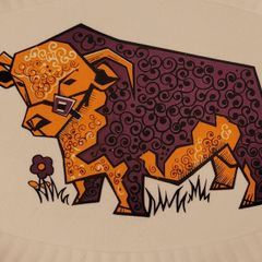 Vintage English Ironstone Pottery "Beefeater" steak plate