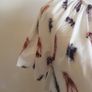 Ladies Beautiful Top Blouse with Pattern Of Feathers Size XL Image 4