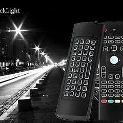 LIGHT IN THE DARK 2.4GHz Wireless Airmouse Keyboard Remote for Android TV Box Mini PC
