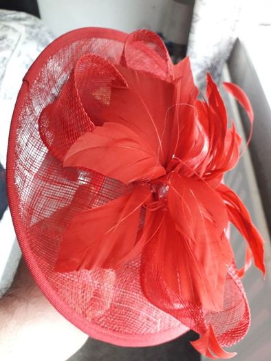 Stylish Fasinator Deep Pink Head Piece by Jacques Vert/Further Price Drop