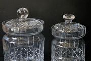High quality 24%lead crystal lidded barrels jars